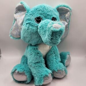 Fiesta Toys Cotton Candy Cuties Ultra Plush Blue Elephant 10" Stuffed Animal